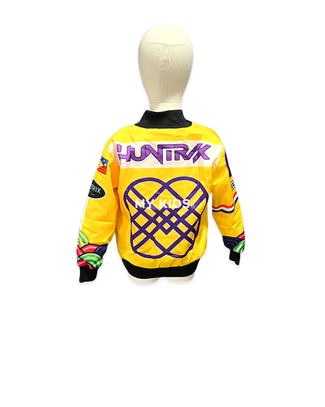 Chamarra afelpada kpop amarilla