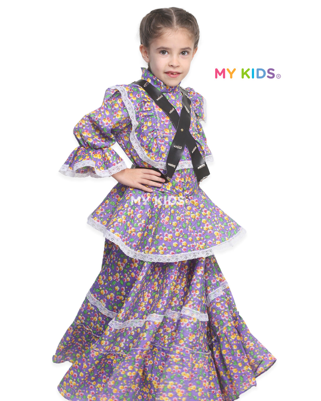 Vestimenta Disfraz De Revolucionario Para Niños Niña Traje